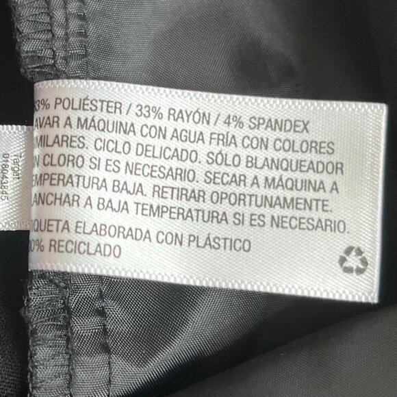 A New Day Cropped Dress Pants Womens Size 4 Black Straight Leg - Picture 8 of 8